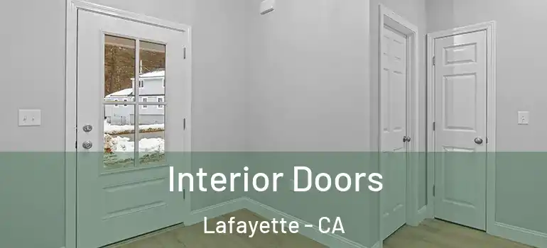  Interior Doors Lafayette - CA