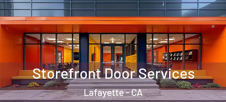  Storefront Door Services Lafayette - CA